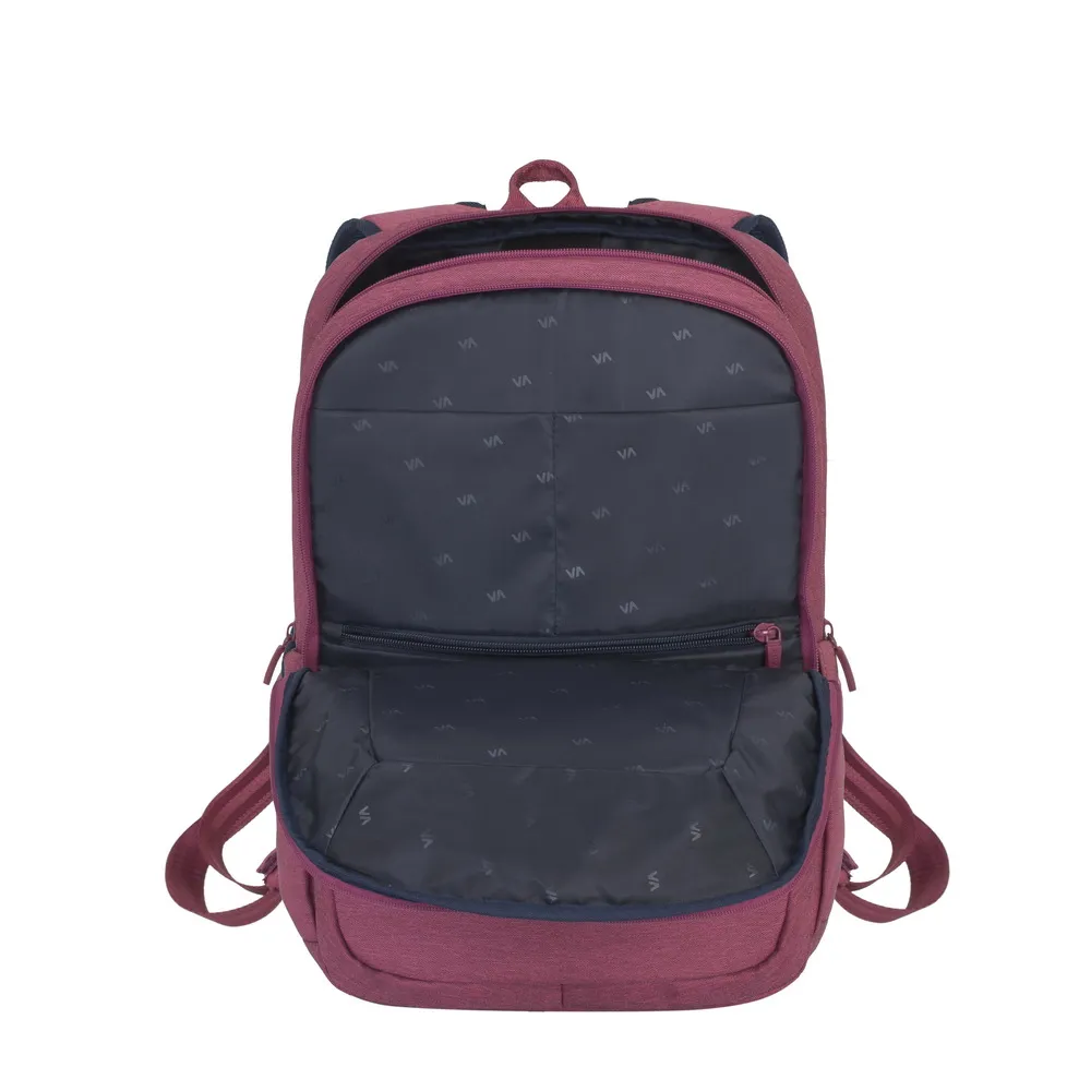 Rucsac pentru Laptop RivaCase Suzuka, 15.6", Poliester, Roșu