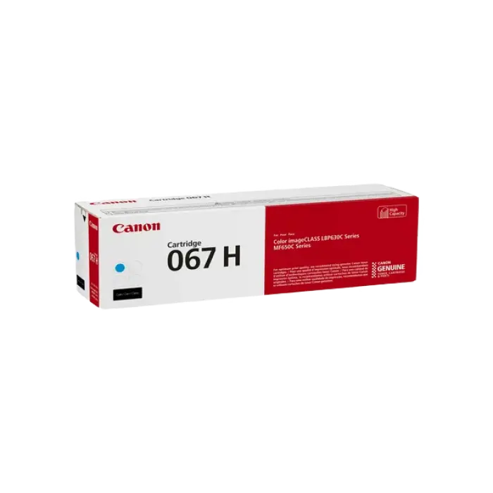 Cartuș pentru imprimantă Canon Laser Cartridge CRG-067H, Cyan, Cyan