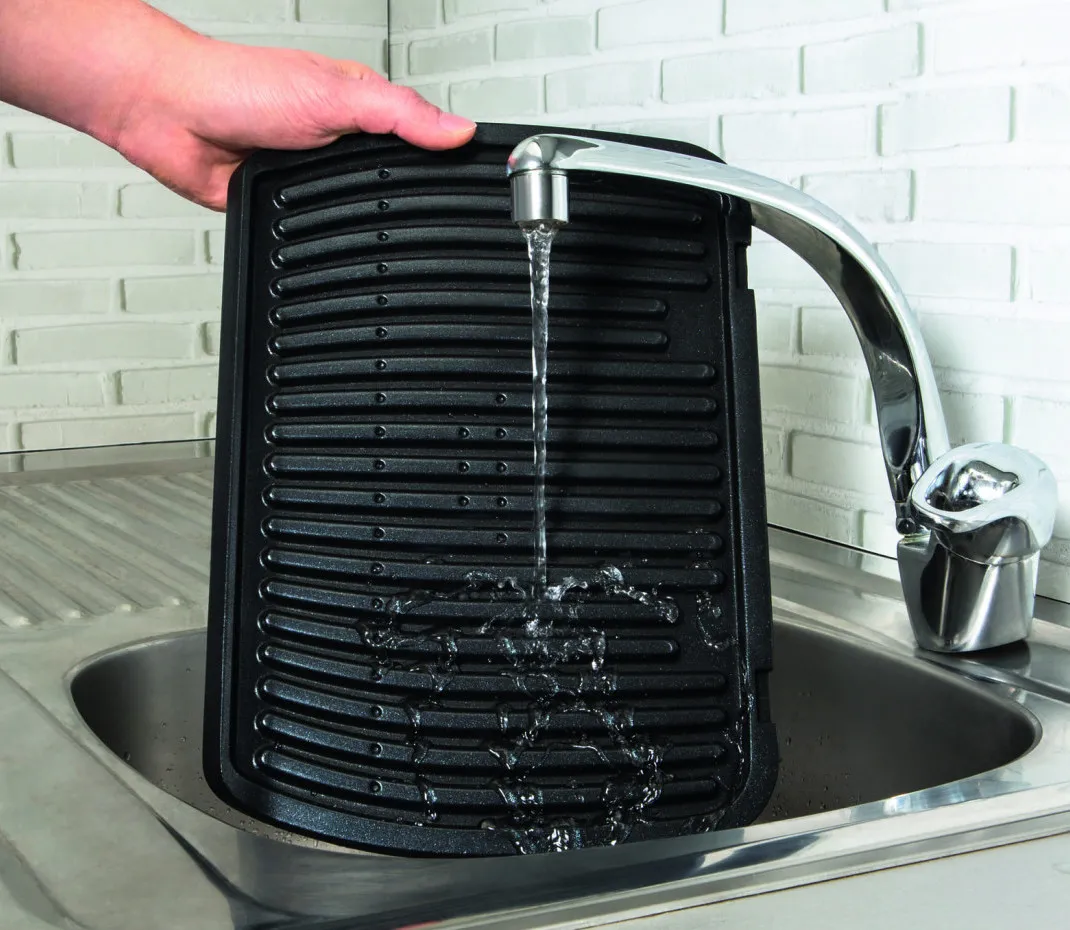 Grătar electric Tefal OptiGrill Elite, 2000W, Argintiu