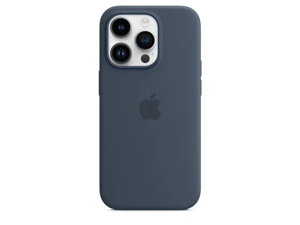 Original iPhone 14 Pro Silicone Case with MagSafe - Storm Blue, Model A2912