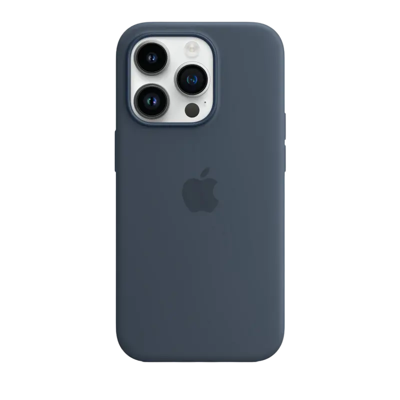 Original iPhone 14 Pro Silicone Case with MagSafe - Storm Blue, Model A2912