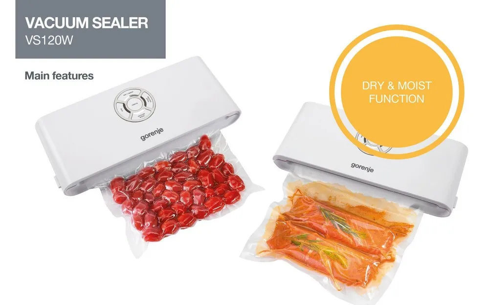 Вакуумный упаковщик Gorenje VS120W, Белый