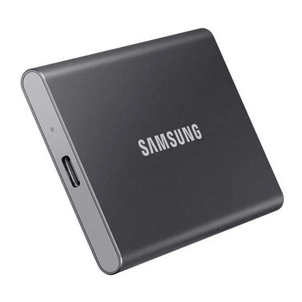 Внешний портативный SSD-накопитель Samsung Portable SSD T7,  1 TB, Grey (MU-PC1T0T/WW)