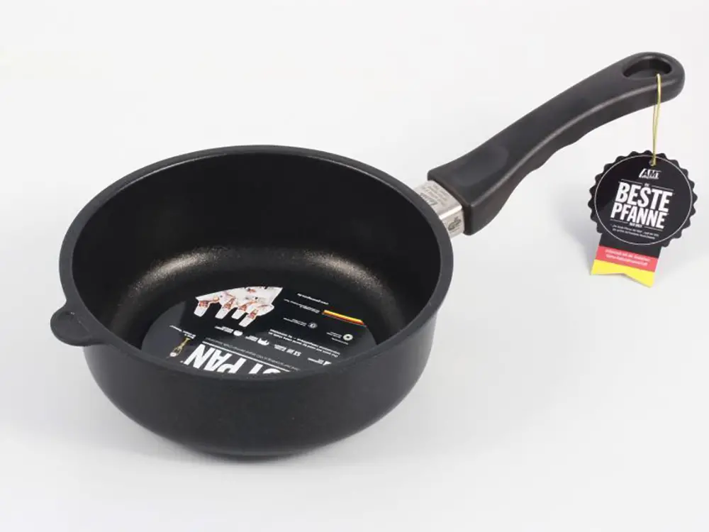 Сковорода AMT Gastroguss AMT-720-E , 1,3л, 20см, Чёрный