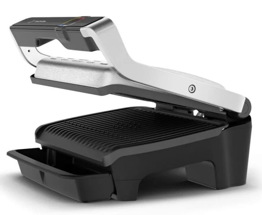 Grătar electric Tefal OptiGrill Elite, 2000W, Argintiu