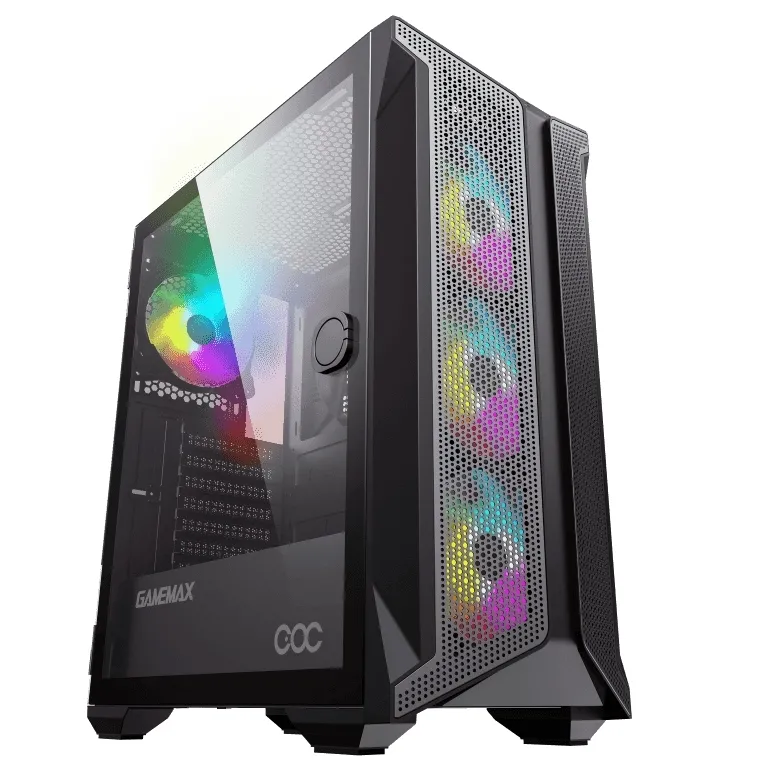 Carcasă PC Gamemax Brufen C1, Midi-Tower, ATX, Negru