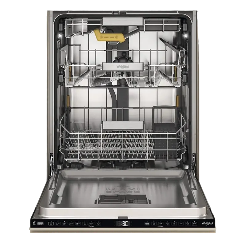 Mașină de spălat vase Whirlpool W8I HP58 TU, Negru