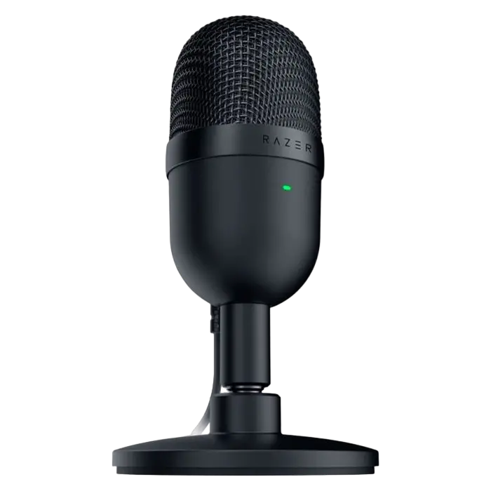 Игровой Микрофон RAZER Seiren Mini, Проводной аналоговый, Чёрный