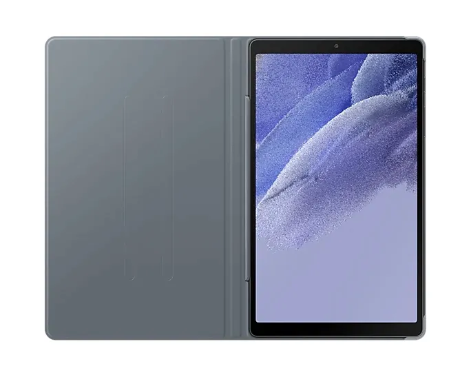 Husă pentru tabletă Samsung Tab A7 Lite Book Cover, 10,4", Poliuretan, Gri închis