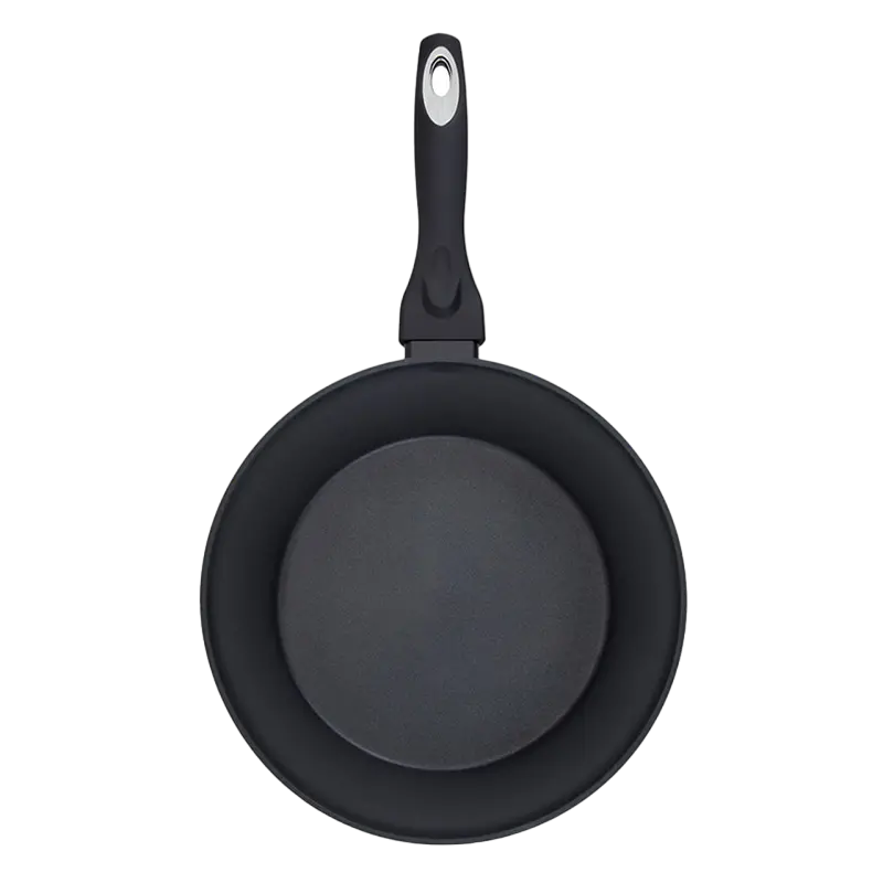 Сковорода глубокая RESTO 93033, 28см, Чёрный