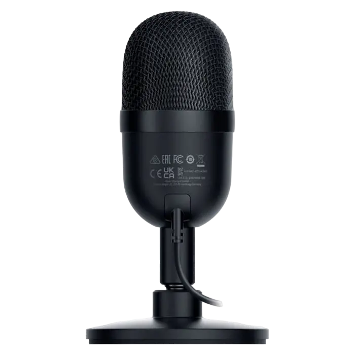 Игровой Микрофон RAZER Seiren Mini, Проводной аналоговый, Чёрный