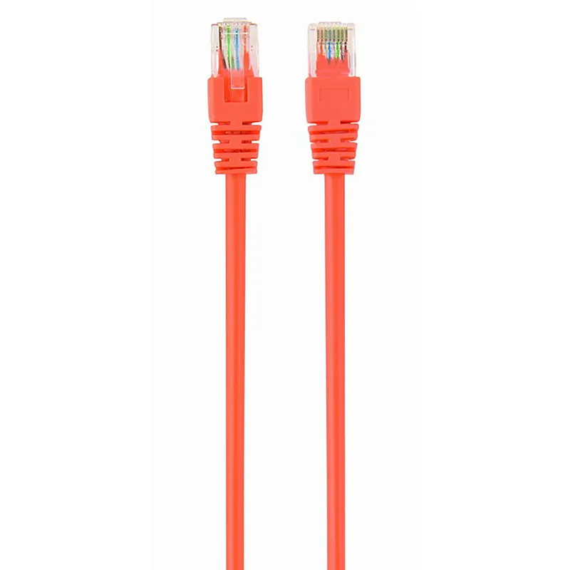 Patch cord Cablexpert PP12-2M/O, CAT5e UTP, 2m, Portocaliu
