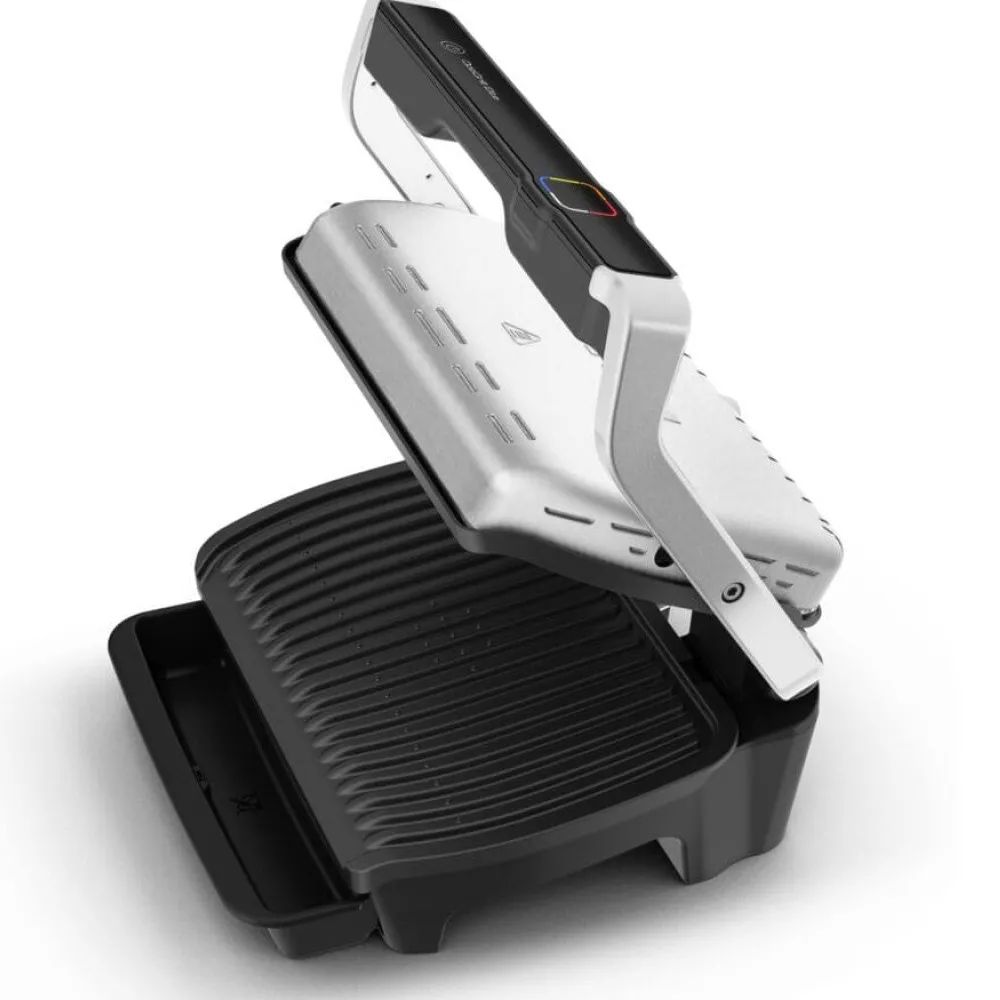 Grătar electric Tefal OptiGrill Elite, 2000W, Argintiu