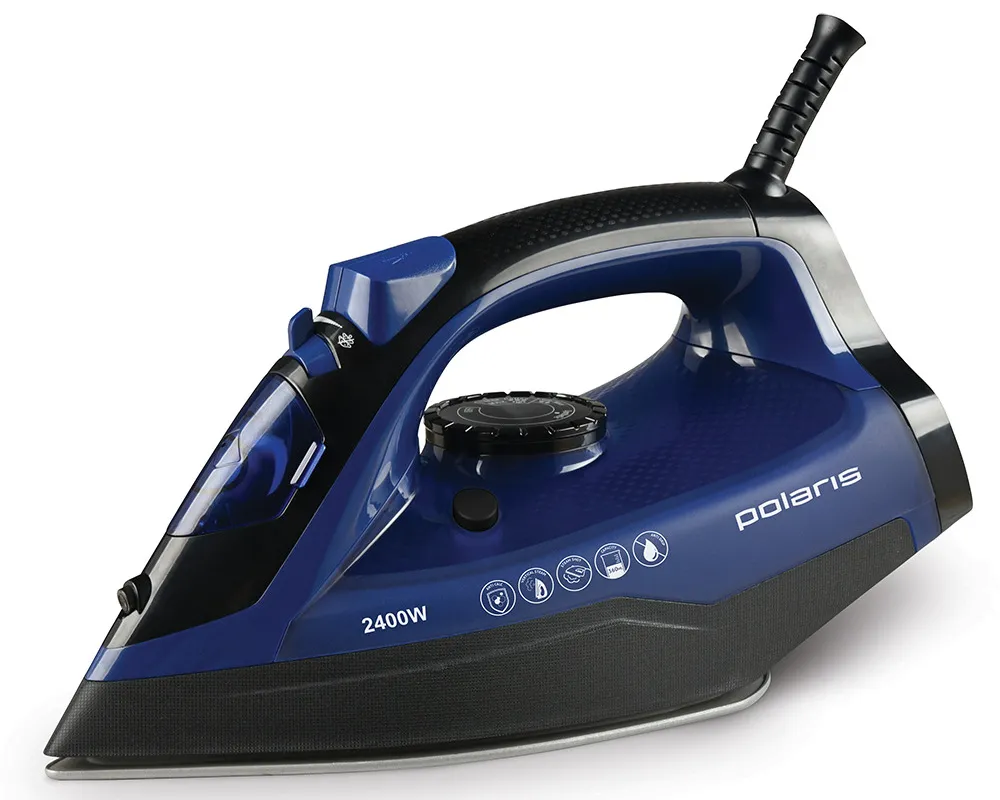 Fier de călcat Polaris PIR2481K, 2400W, Negru Albastru