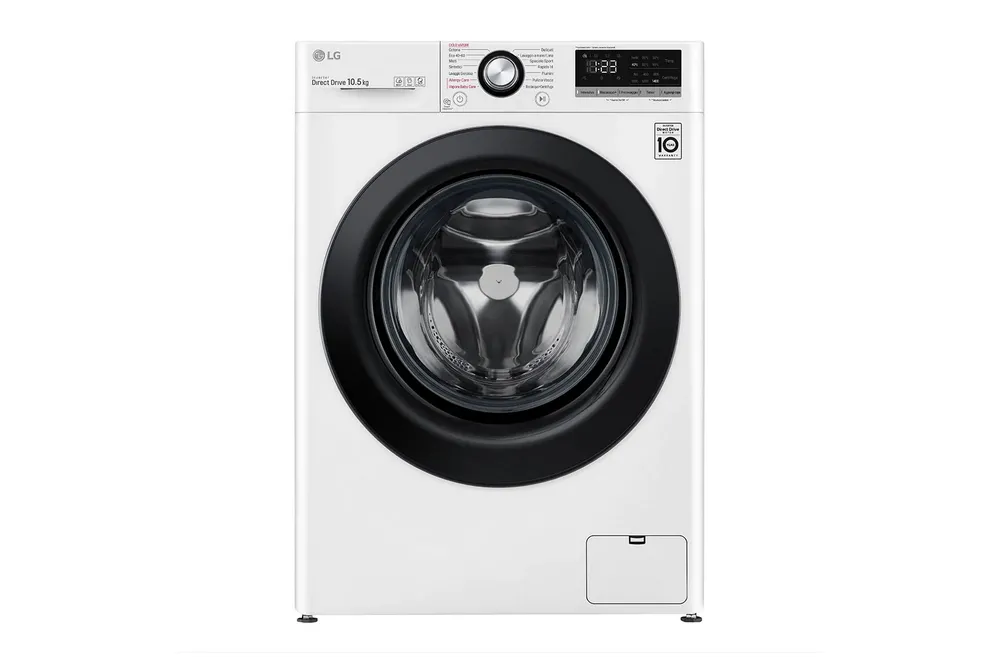 Mașină de spălat LG F4WV310S6E, 10,5kg, Alb
