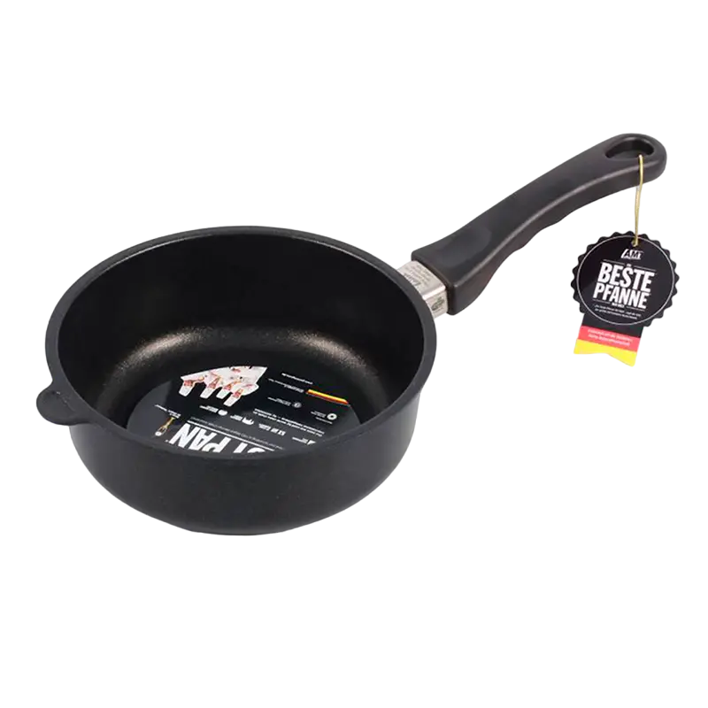 Сковорода AMT Gastroguss AMT-720-E , 1,3л, 20см, Чёрный