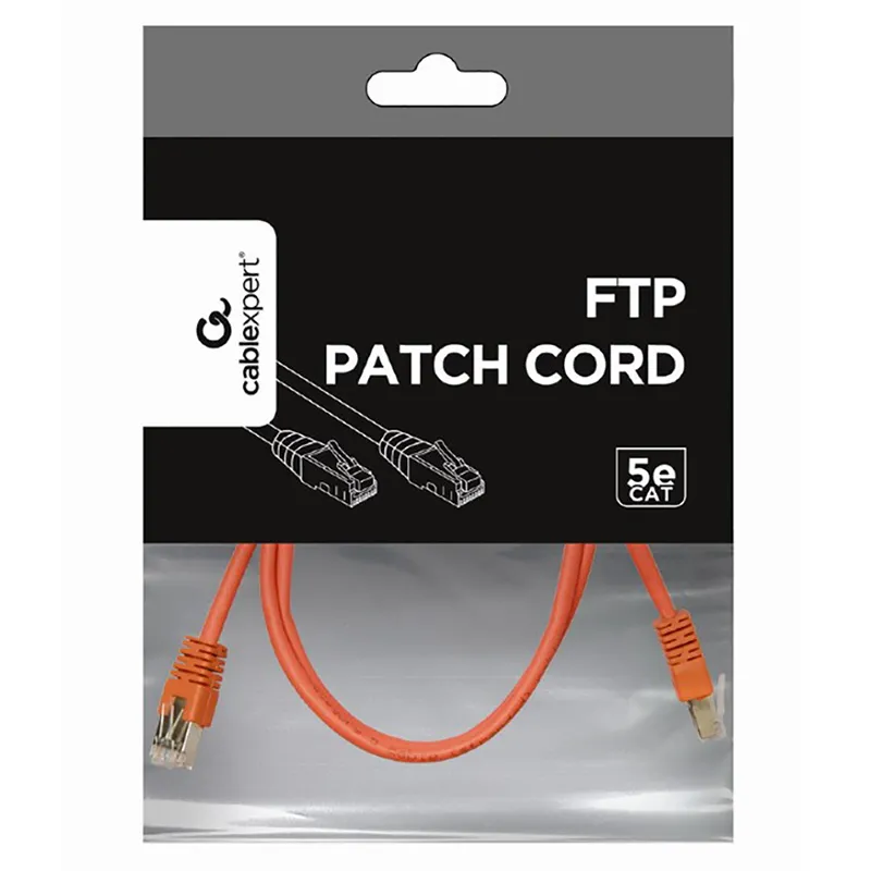 Patch cord Cablexpert PP22-2M/R, Cat5e FTP, 2m, Roșu