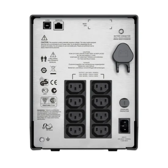 Sursă de alimentare neîntreruptibilă APC Smart-UPS SMC1500I, Linear-interactiv, 1500VA, Turn