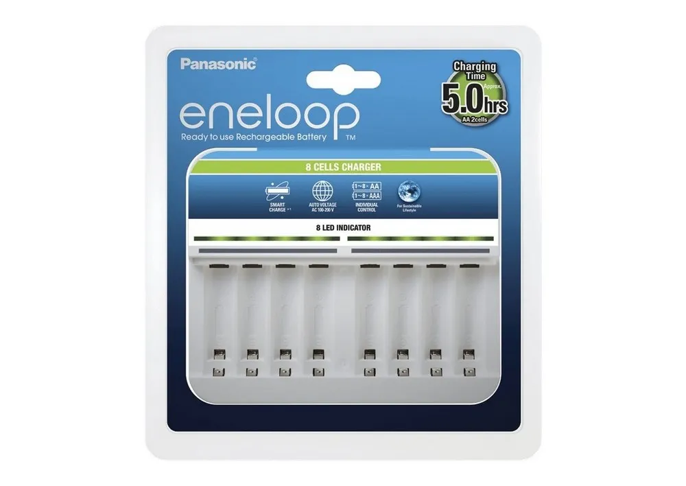 Încărcător Acumulatori Panasonic BQ-CC63E, Alb