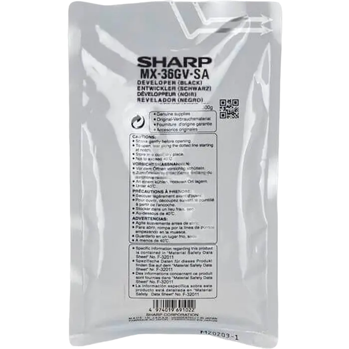 Dezvoltator Sharp BP-GV200, Negru