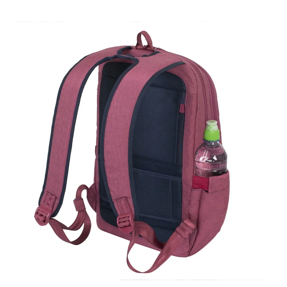 Rucsac pentru Laptop RivaCase Suzuka, 15.6", Poliester, Roșu
