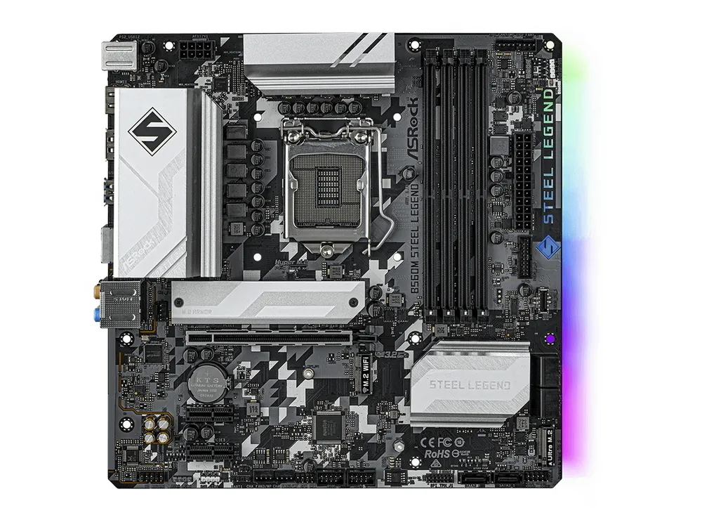 Материнская плата ASRock B560M Steel Legend, LGA1200, Intel B560, Micro-ATX
