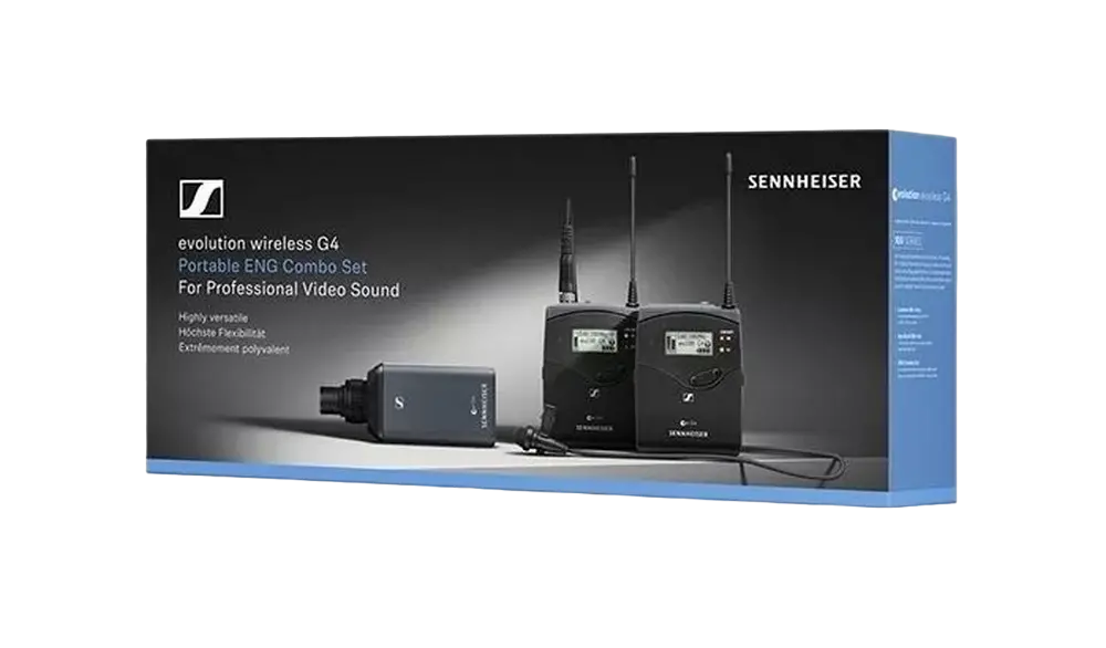 Микрофон для живого исполнения Sennheiser EW 100-ENG G4-E, Беспроводной, Чёрный