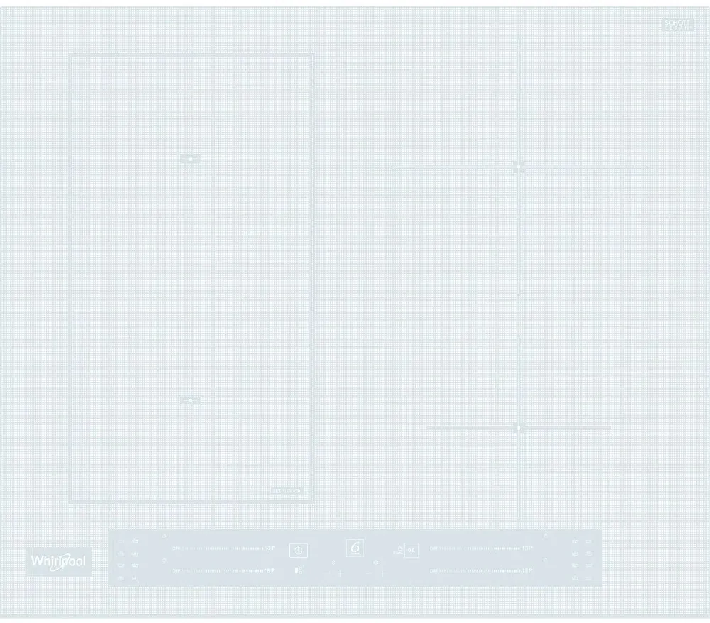 Plită cu inducție Whirlpool WL S5360 BF/W, Alb