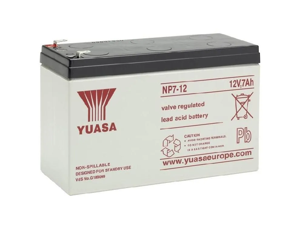 Sursă de alimentare neîntreruptibilă Yuasa NP7-12, 12V 7