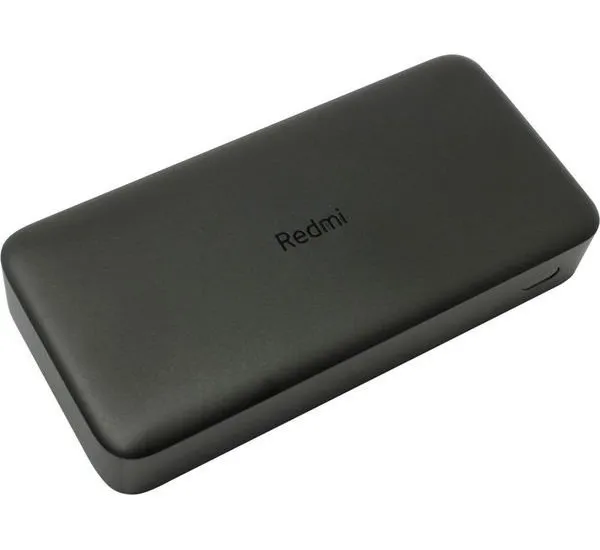 Портативное зарядное устройство Xiaomi Power Bank Redmi, 20000мА·ч, Чёрный