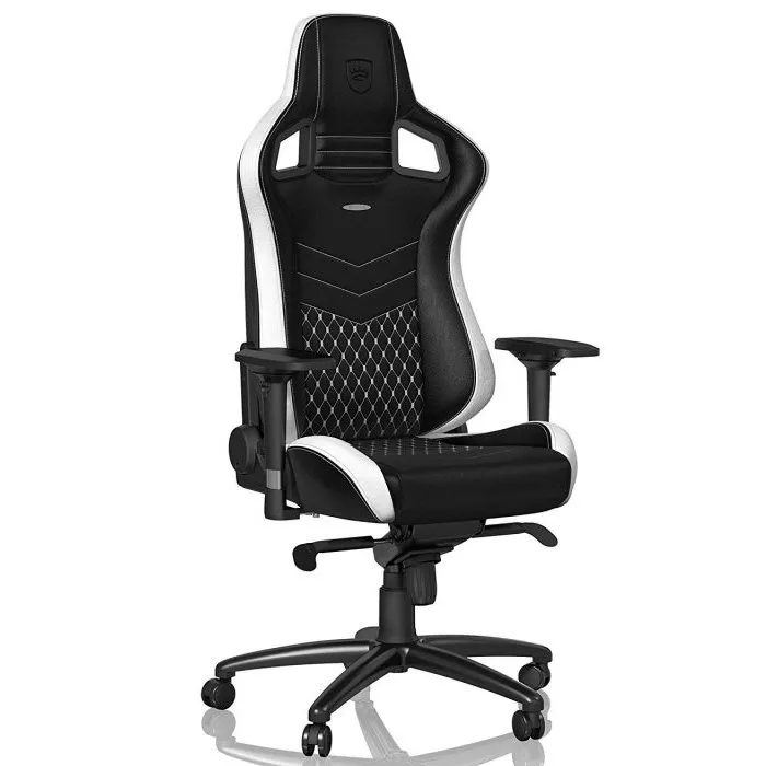 Scaun Gaming Noblechairs Epic, PU Piele, Negru/Roșu/Alb