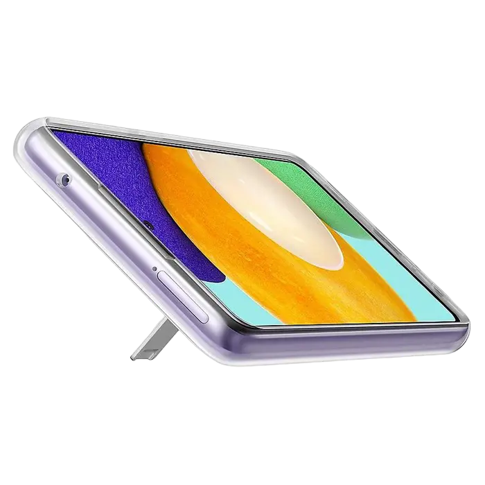 Husă spate Samsung Clear Standing Cover - Galaxy A72, Transparent