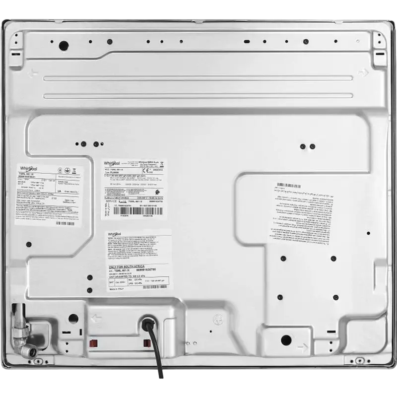 Plită pe gaz Whirlpool TGML 661 IX, Oțel inoxidabil