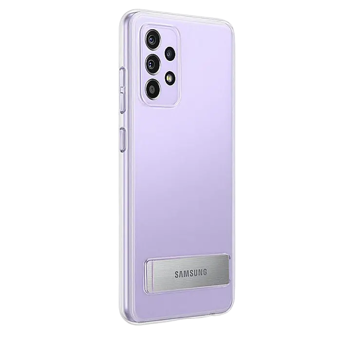 Husă spate Samsung Clear Standing Cover - Galaxy A72, Transparent