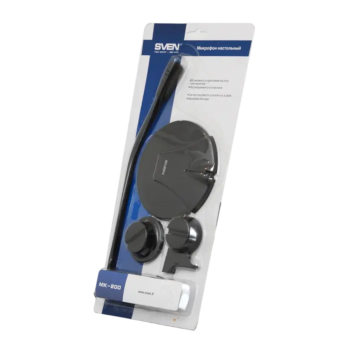 Microfon pentru calculator SVEN MK-200, Cu fir, Negru