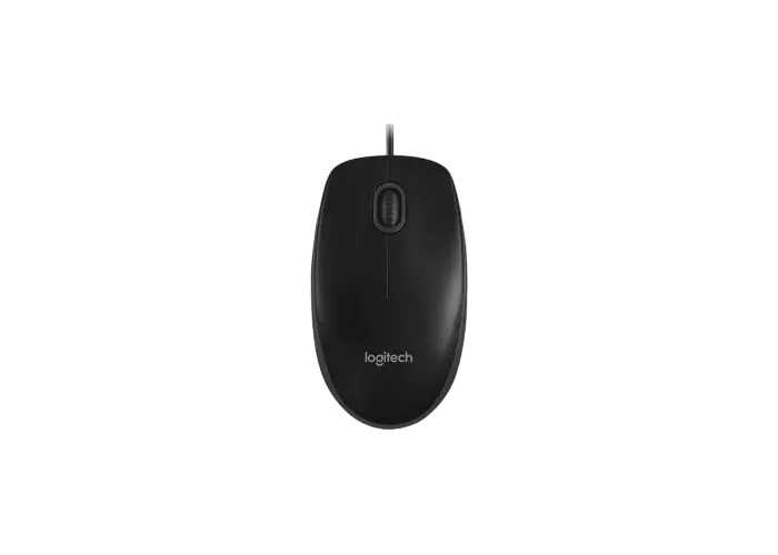 Клавиатура и мышь Logitech MK120, Проводное, Чёрный