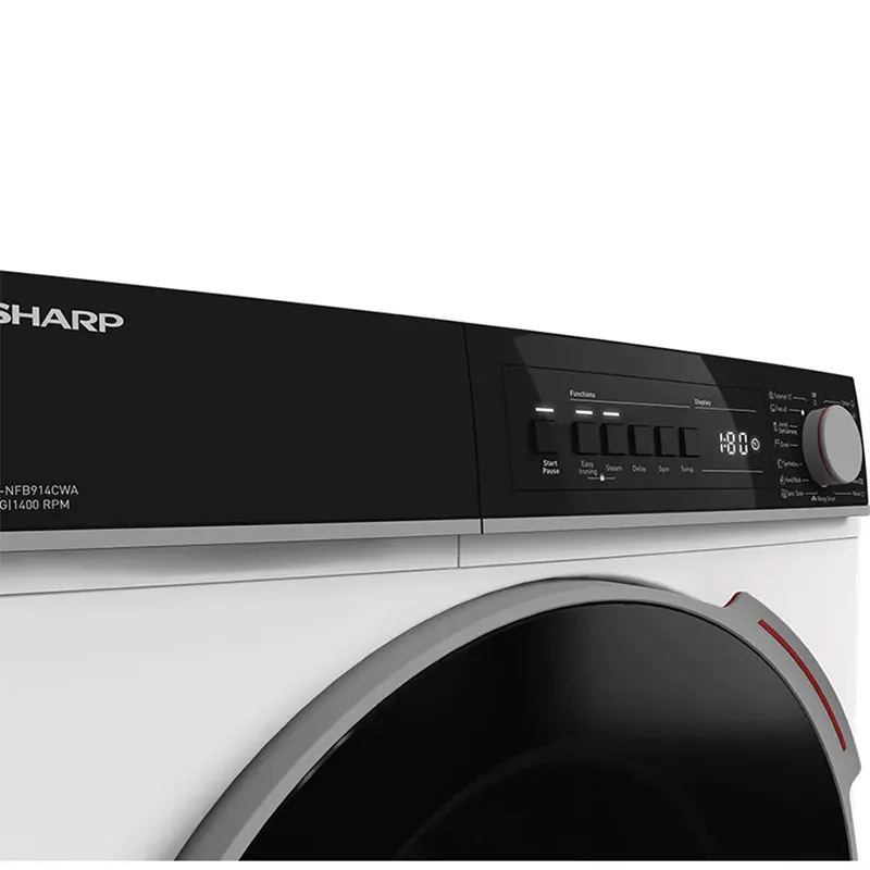 Mașină de spălat Sharp ESNFB914CWAEE, 9kg, Alb