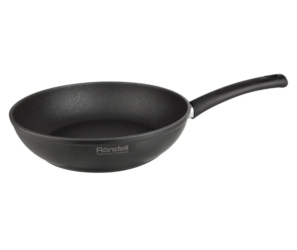 Сковорода глубокая Rondell RDA-598, 26см, Чёрный