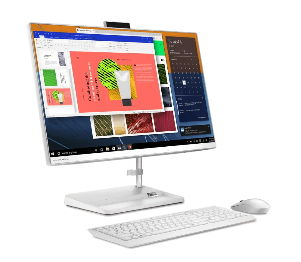 Моноблок Lenovo IdeaCentre AIO 3 24ALC6, 23,8", AMD Ryzen 5 5500U, 8Гб/512Гб, Без ОС, Белый