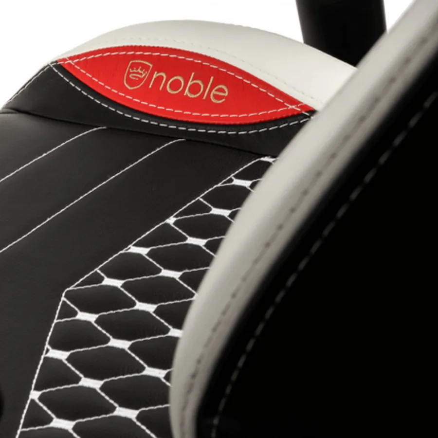 Scaun Gaming Noblechairs Epic, PU Piele, Negru/Roșu/Alb