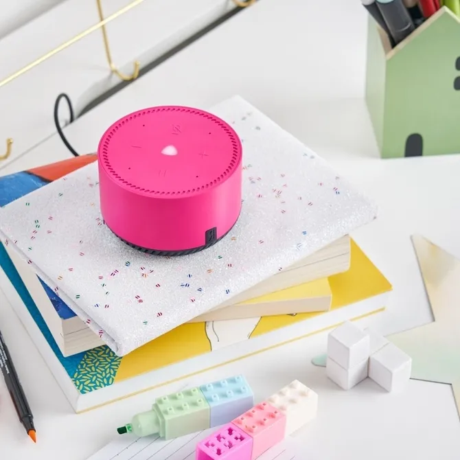 Портативная колонка Yandex YNDX-00025, Розовый