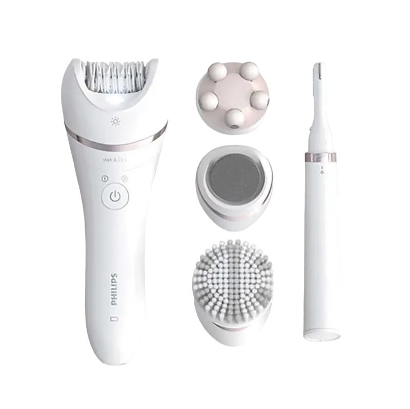Epilator Philips Series 9000 BRE740/90, Alb