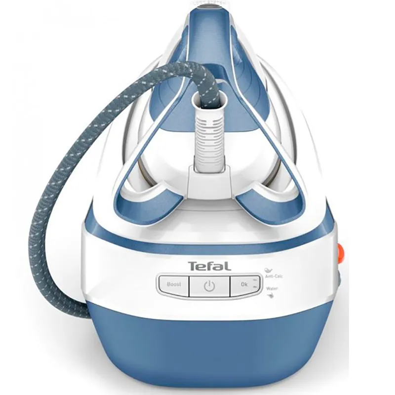 Fier de călcat cu generator de abur Tefal GV9710E0, 3000W, Alb Albastru