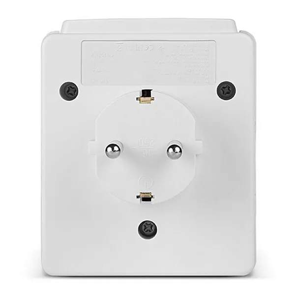 Prelungitor electric SVEN OVP-15P, 1 Prize, Alb