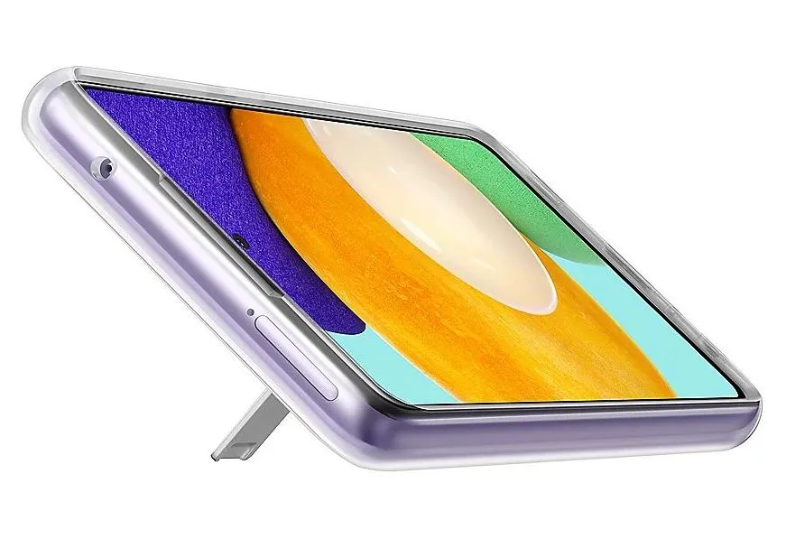 Husă spate Samsung Clear Standing Cover - Galaxy A72, Transparent