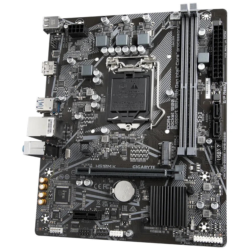 Материнская плата Gigabyte H510M K, LGA1200, Intel H510, Micro-ATX