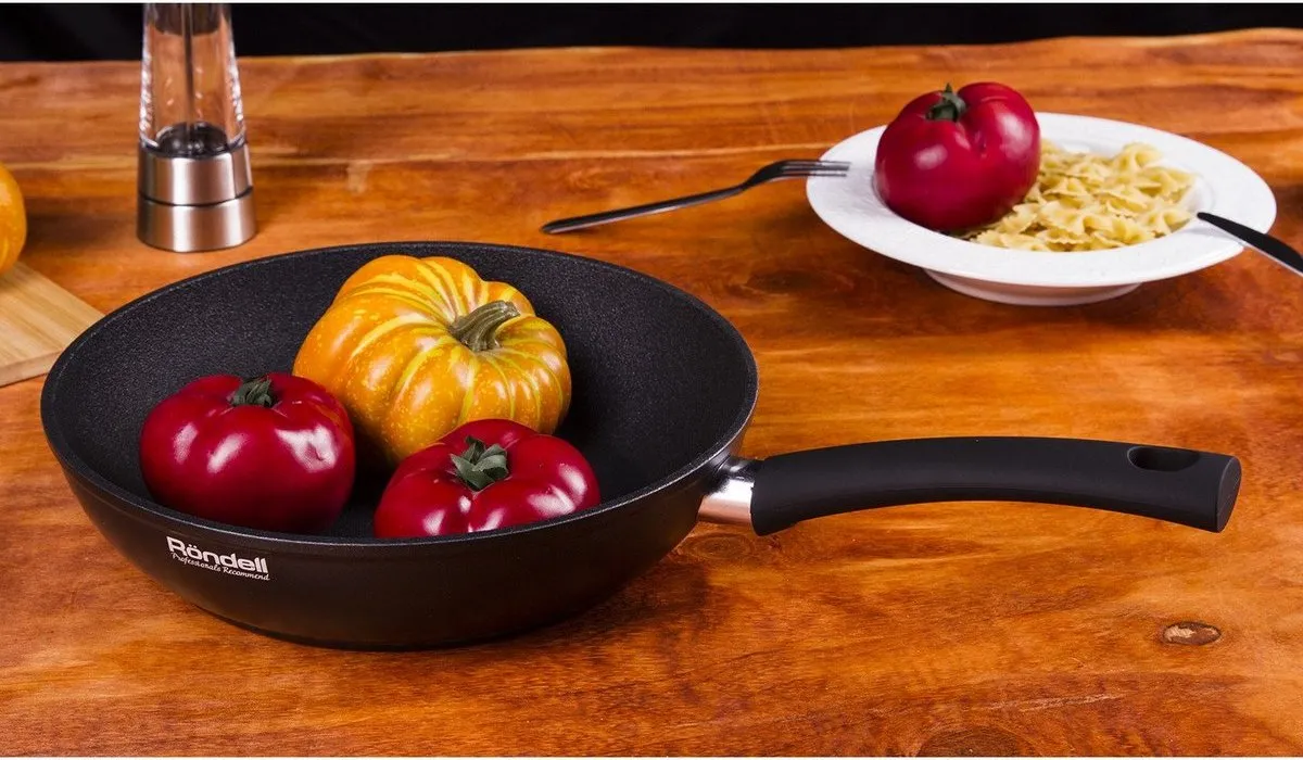 Сковорода глубокая Rondell RDA-598, 26см, Чёрный