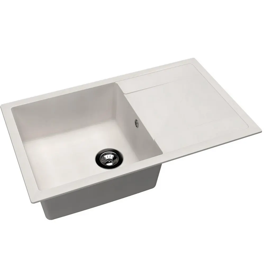 Кухонная мойка из камня Dr.Gans Tehno 860х510х217 Белый