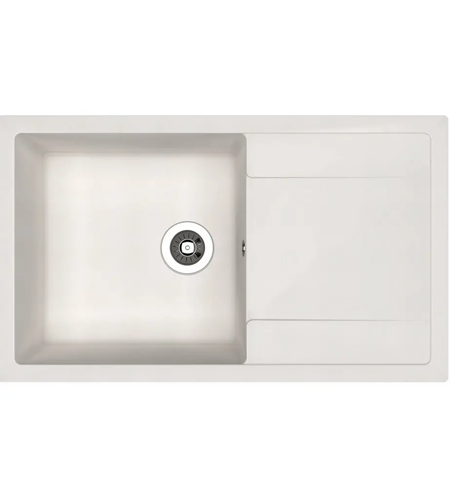 Кухонная мойка из камня Dr.Gans Tehno 860х510х217 Белый