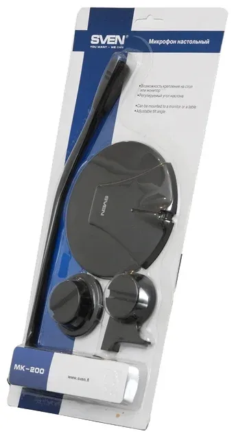 Microfon pentru calculator SVEN MK-200, Cu fir, Negru